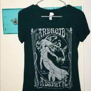 Absinthe & Whiskey graphic tee/